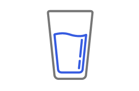 Icon of a glass of water.